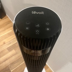 Levoit (レボイト) 扇風機 タワーファン 静音 DCモーター 羽なし スマホ連携 送風機 省エネ 左右90°自動首振り 上下風向き60°調整可 温度センサー付き 自動風量調節 12時間タイマー リモコン付き 7.9m/s リビング/寝室 縦型 スリム LTF-F422S-WJPの画像
