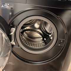 【値下げ】ニトリ 10kgドラム式洗濯乾燥機 (ブラック) 2025年購入の画像
