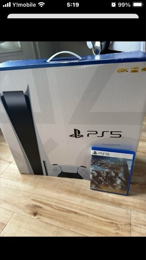 PS5 ソフト5本付き　　　プレイステーション5 CFI 1100A ディスクドライブ 搭載版