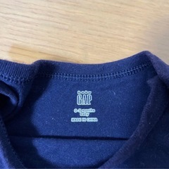 baby GAP ネイビー クマロンパース 半袖　0-3ヶ月（50㎝）の画像