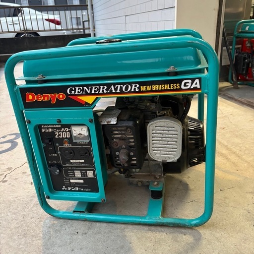 発電機 Denyo GA-2300 ニューパワー（ガソリン式・動作品）
