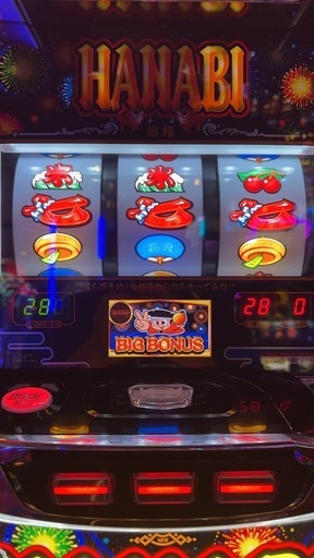 パチスロ　スロット　新ハナビ　不要機付き　鹿児島　期間限定
