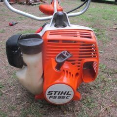 6.STIHL FS 55C  中古作動機　 芝刈機　刈払機 草刈機 パーツ　プロ仕様の画像