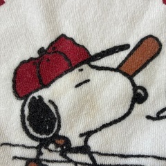 スヌーピー90サイズ半袖パジャマ上下の画像