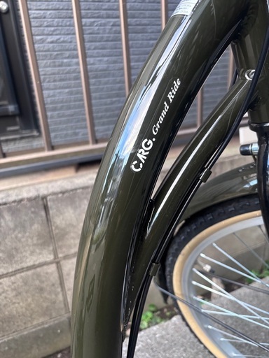 元値6万円★ 27インチ 変速付き シティサイクル 前後大型バスケット付き