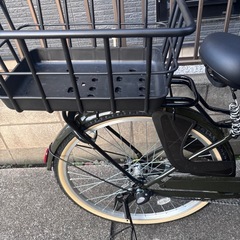 元値6万円★ 27インチ 変速付き シティサイクル 前後大型バスケット付きの画像