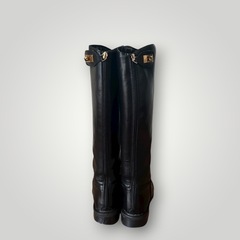 a.i エーアイ　25cm 24.5cm ブラック 　楽天1位 疲れないロングブーツ 美脚 スリム 履きやすい 履き口ゆったりの画像