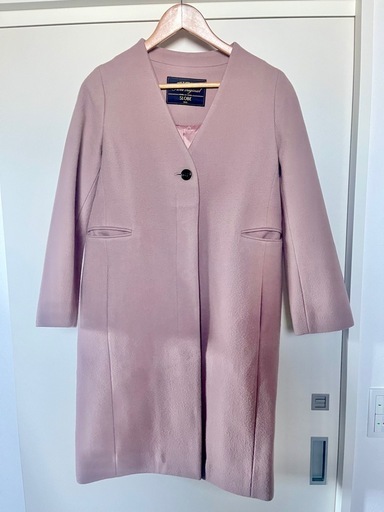 スローブイエナ　ウールロングコート　ピンク