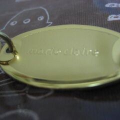 新品　マリクレール　キーホルダー　ゴールドの画像