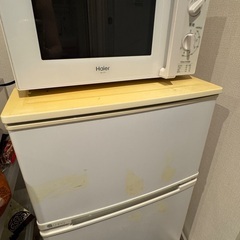 ユーイング U-ING 2ドア冷凍冷蔵庫 2017年製 90L UR-D90J 白 ホワイトの画像