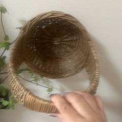 編みかごの画像