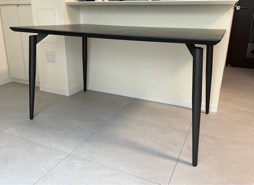【美品】大塚家具 パシオン ダイニングテーブル セラミック セラミックテーブル 138×85