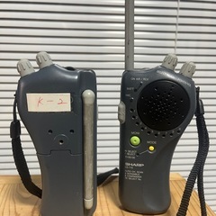 SHARP小電力トランシーバー　2台セットの画像