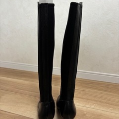 Naturalizer ナチュライザー　ロングブーツ 黒 23cmの画像