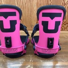 使用回数小！　Union FORCE ビンディング ピンク 22-23モデル　Mの画像