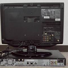 在庫のこり1セット！ ★限定入荷★  掘り出し物！東芝 LED REGZA 19RE1 19V型 液晶カラーテレビ CBR-Z110 HDD&ブルーレイディスクレコーダー 2点セットの画像