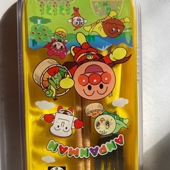 アンパンマン、フォーク、おはしの画像