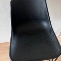 カウンター用チェア　ブラックの画像