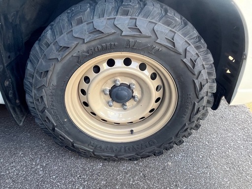 FJクルーザー純正スチールホイール+MTタイヤ　受渡し予定者決定しました。