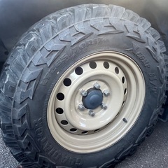 【手渡し限定】スチールホイール17インチ　スタッドレスタイヤ付き FJクルーザー 手渡し限定】スチールホイール17インチ スタッドレスタイヤ付き