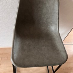 カウンター用チェア　グレーの画像