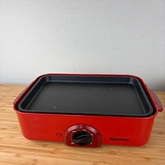 【ご来店特価】【たこ焼きもお好み焼きにも】Excelvan製のホットプレートの画像