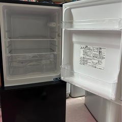 2024年製‼️冷蔵庫🐹ニトリ 2ドア ブラックの画像
