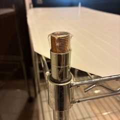 ラック 銀色 収納棚の画像