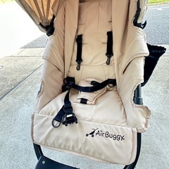 ［ジャンク品］AirBuggy X ベビーカー ベージュの画像