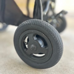 ［ジャンク品］AirBuggy X ベビーカー ベージュの画像