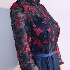 【未使用品最終お値下げ】　パーティー ドレス ワンピース ロング 発表会の画像