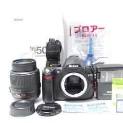 初めての一眼に安心 Nikon D5000 シンプル操作 回転モニタで自撮りOKの画像