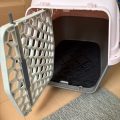 ペット用キャリーバッグ　ピンク　小型犬　猫の画像
