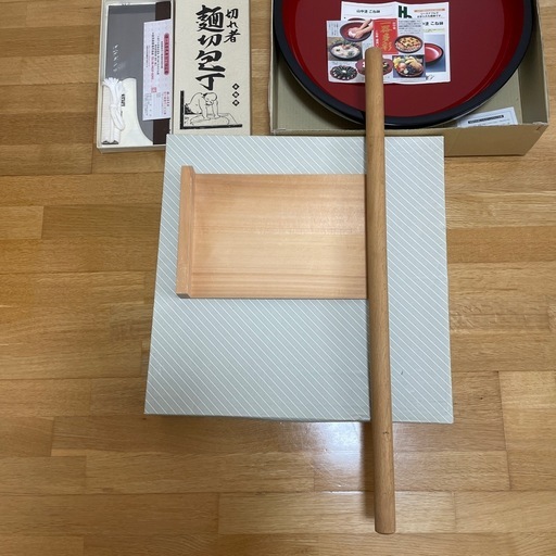 受け渡し確定　
そば　手打ち道具一式