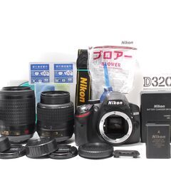 ダブルレンズセットで近くも遠くも撮影♪ Nikon D3200 人気モデルの画像