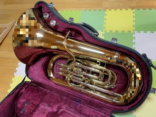 【希少モデル】ベッソンBE981 ジョン・フレッチャー E♭チューバ ※付属品多数【中古】