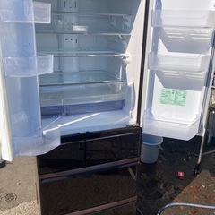 20年製　三菱　6ドア冷蔵庫　切れちゃう瞬間冷凍　屋外清掃済み　幅685mmの画像