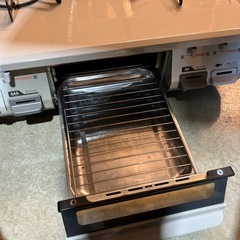 リンナイ　Rinnai　ガステーブル　ガスコンロ　調理器具　調理用品　二口コンロ【動作ok】【都市ガス用】の画像