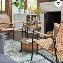IKEA ラタンチェアの画像