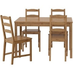 受け渡し者決定しました。【IKEA】ダイニングテーブルセット　10月末引き取り限定。の画像