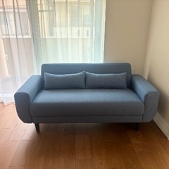 【新品】ニトリ2人掛けソファ ※10/11までの画像