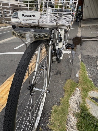 中古 27㌅5段変速Panasonic電動アシスト自転車　8.9Ah4点灯 大阪