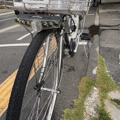 中古 27㌅5段変速Panasonic電動アシスト自転車　8.9Ah 大阪の画像