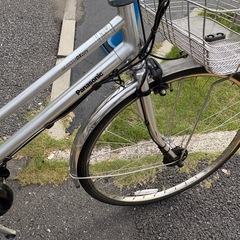 中古 27㌅5段変速Panasonic電動アシスト自転車　8.9Ah 大阪の画像