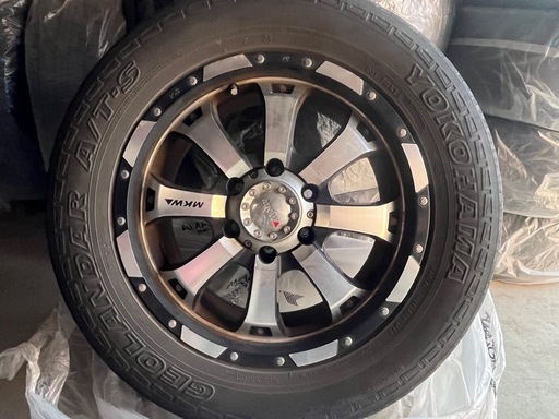 MKWホイールmk46 YOKOHAMAジオランダーAT265/60/r18