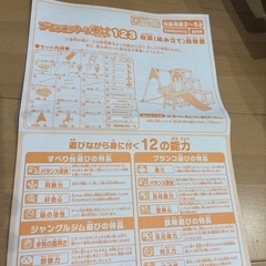 室内用ジャングルジム ブランコパーク DX 123の画像