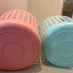 ランドリーバスケット　二箇セットの画像