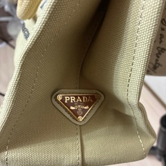 PRADA カナパ トートバッグ 2way カーキベージュの画像