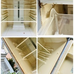 ☆【引取り限定】 2007年式 2ドア Panasonic パナソニック製 冷蔵庫 NR-B142J-S 部品取りに☆の画像