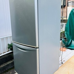 ☆【引取り限定】 2007年式 2ドア Panasonic パナソニック製 冷蔵庫 NR-B142J-S 部品取りに☆の画像